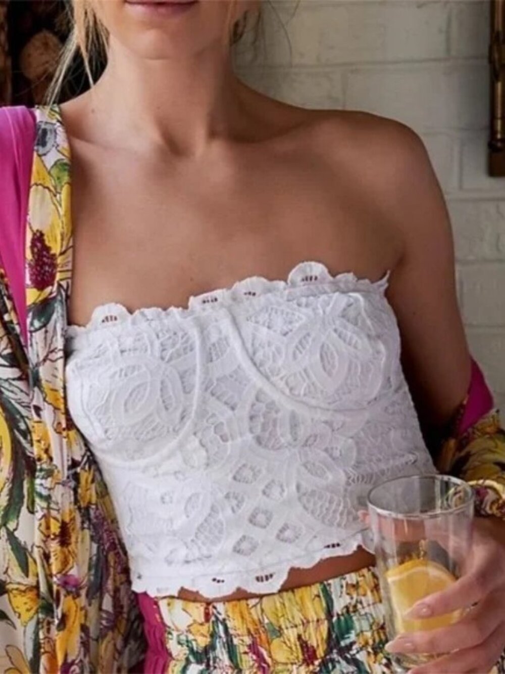 Free People Adella Corset Top